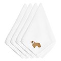 Carolines Treasures Collie Embroidered Napkins, Set of 4 BB3416NPKE